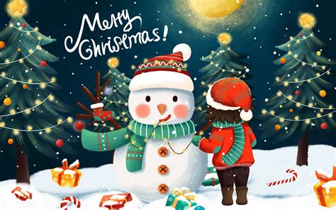 [100+] Cute Merry Christmas Wallpapers | Wallpapers.com