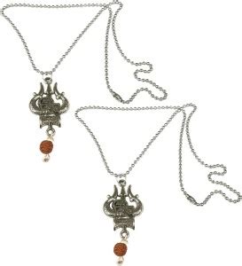 Airtick Set Of 2 Rudraksha Mahadev Bolenath Mahakaal Lord Shiva Trishul ...