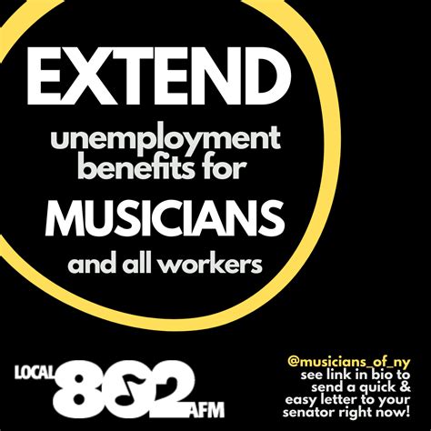 Extend unemployment benefits! | Local 802 AFM