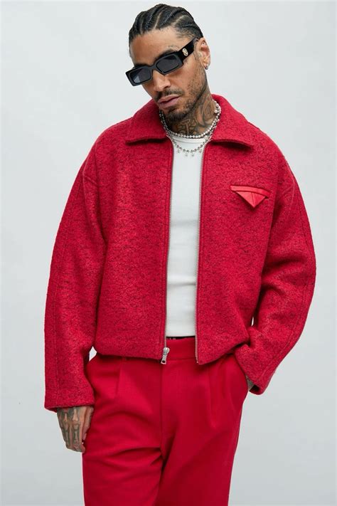 Pin by Alexey Plotnikov on Style is | Red shirt men, Red jacket ...