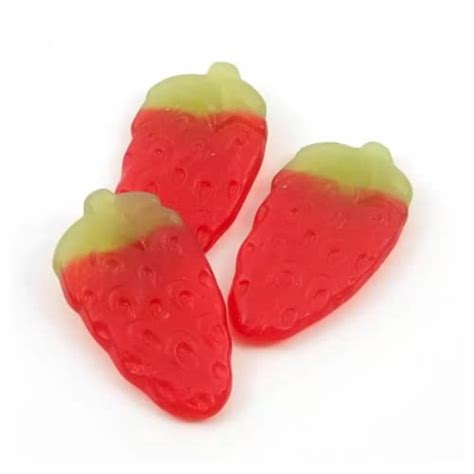 Haribo Vegetarian Giant Strawbs - 880g Strawberry Flavoured Gummy Candy ...