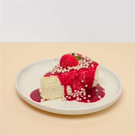 White Choc Berry Crepe Cake - Max Brenner Cafe