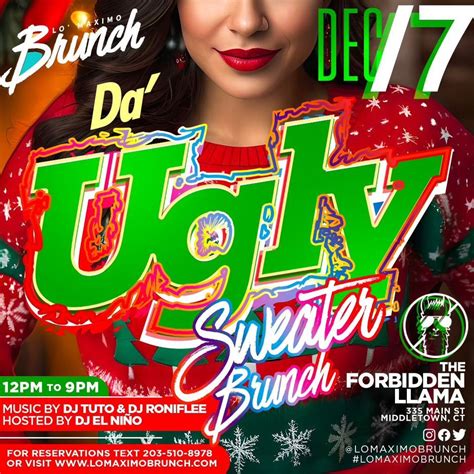 Ugly Sweater Brunch in The Forbidden Llama, The Forbidden Llama ...