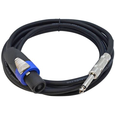 Seismic Audio - SA16SQ10-10 Foot Speakon to 1/4 Inch TS Speaker Cable ...