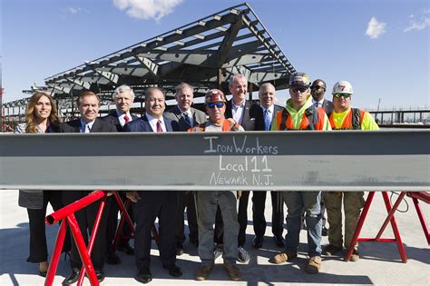 Newark Airport New Terminal One Top-Out Ceremony With Governor Murphy ...