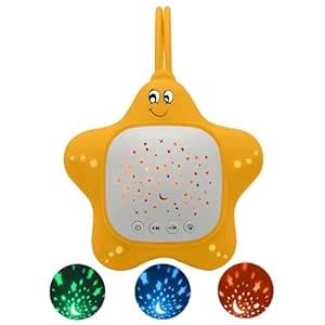 Portable White Noise Sound Machine with Star Projector for Baby & Kids ...