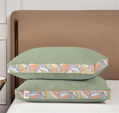 WOODWHITE Soft Microfiber High Loft Pillow Set of 2 Sleep Well in 43 x ...