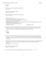 Image result for Log Functions Pre-Calc Practice Problems