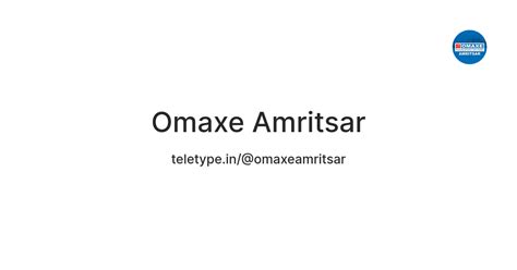 Omaxe Amritsar — Teletype