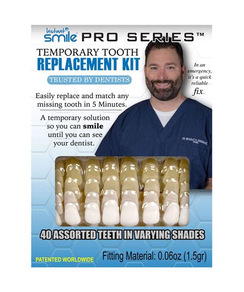 Instant Smile Temporary Tooth Kit - Pro-Series: Transform Your Smile ...