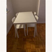 Image result for IKEA White Dining Table and Chairs