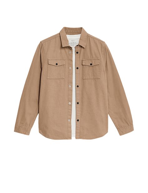 Buy 2pc Pure Cotton Shirt & T-Shirt (6-16 Yrs) at Marks & Spencer