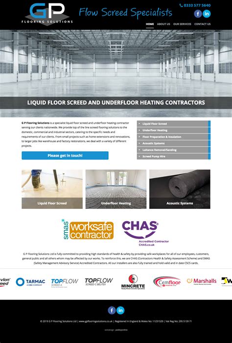 New Website for GP Flooring Solutions | Bespoke Wordpress Design