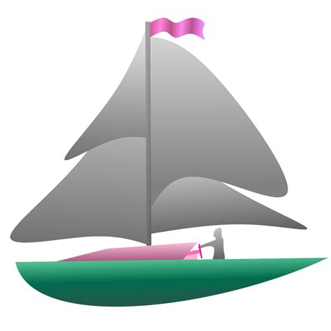 Sailboat Outline Clip Art