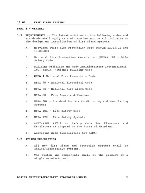 Fire Alarm System Design Standards | PDF | Fire Sprinkler System | Elevator