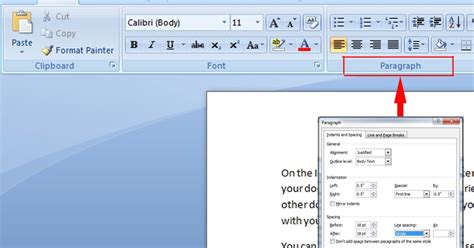 What is microsoft office word Paragraph menu | Guides365