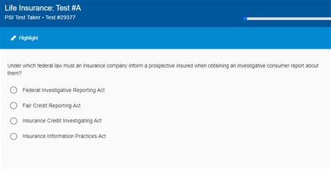 Image result for Life Insurance Test Help