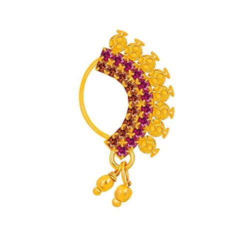 Buy Traditional Maharashtrian Nath Nose Ring Pack of 3 for Women and ...