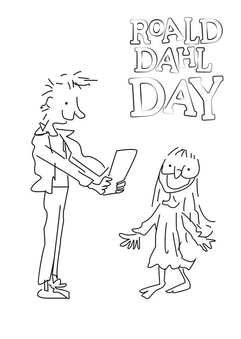 Roald Dahl Coloring Pages [2025]