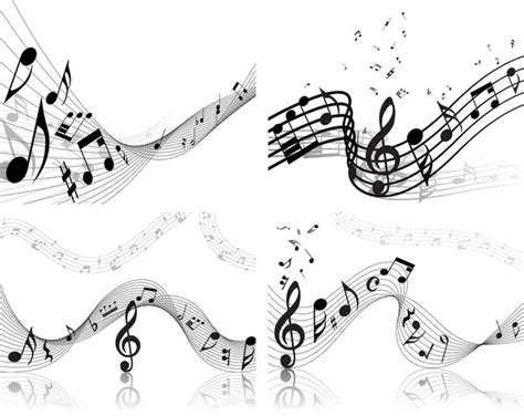 Musical Notes Vector Art 的图像结果