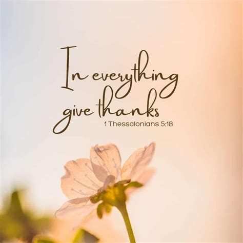 In Everything Give Thanks