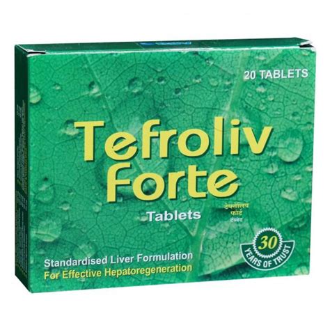 Tefroliv Forte, 20 Tablets Price, Uses, Side Effects, Composition ...