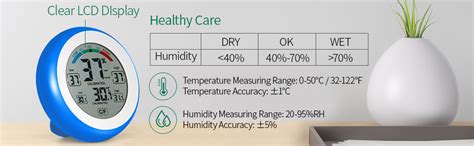 amiciSense Digital Weather Station, Thermometer Hygrometer for Indoor ...