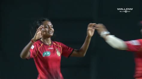 Samara Ramnath 2 wickets vs Barbados Royals Women | BRW vs TKRW 6th ...