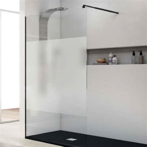 Fijo De Ducha Perfilería Negra Rimini - Mamparas BATH POINT.