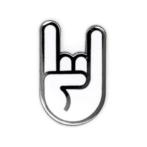 Rock Hand - Enamel Pin