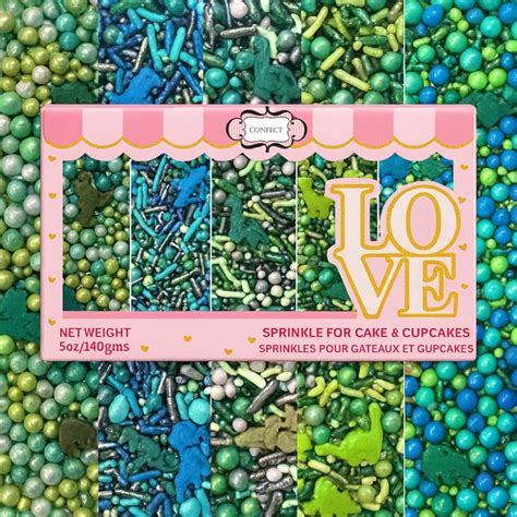 Dino Sprinkles Multipack 03 | 140 Gm – Confect