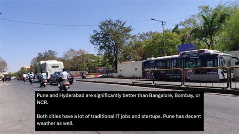 'Pune, Hyderabad Better Than Mumbai, Bengaluru, NCR,' Claims X User ...
