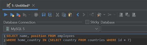 MySQL Subquery 的图像结果