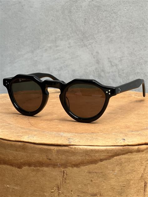 Harman Optical Co. “RONDE” black x green | BOW & ARROW WEB STORE