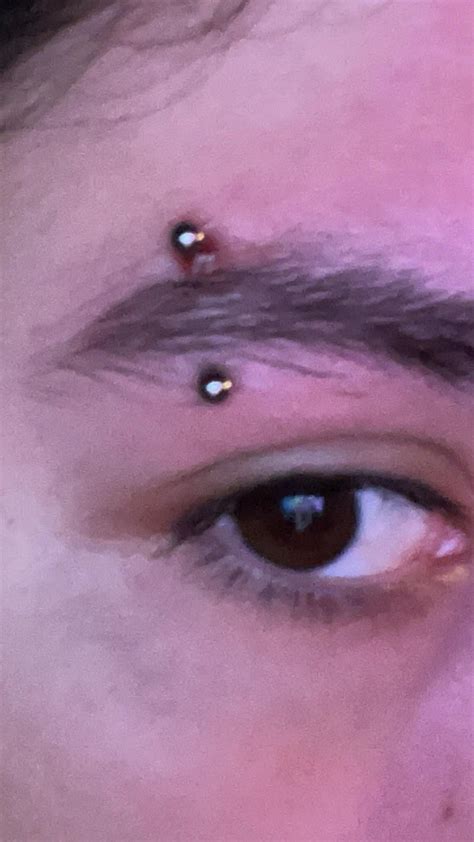 Eyebrow piercing infected? : r/PiercingAdvice