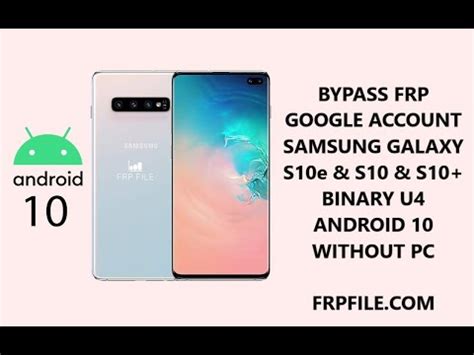 Image result for S10 Plus Android 12 FRP