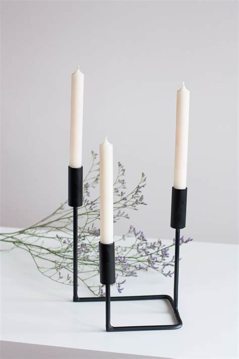 Modern metal candle holders online