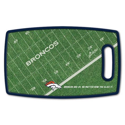 Sportula Denver Broncos Retro Series Cutting Board 9-in L x 14.5-in W ...