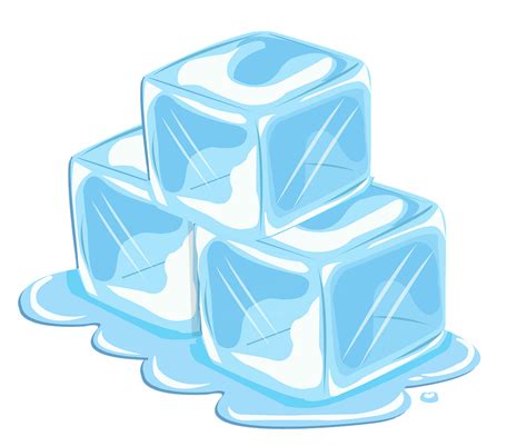 Melting Ice Cube Clip Art