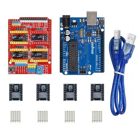 Buy Gowoops 3D Printer kit CNC Shield V3 Expansion Board + OSOYOO Basic ...