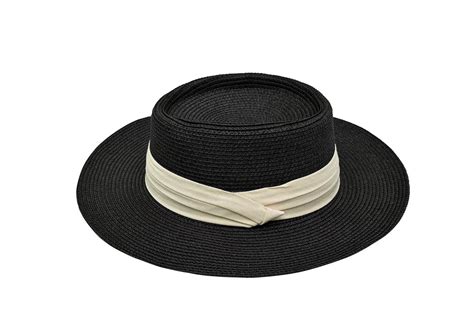 Pork Pie Hat Made With Cotton & Natural Straw | Lightweight Summer Hat ...