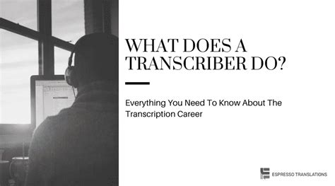 Image result for Who Is a Transcriber