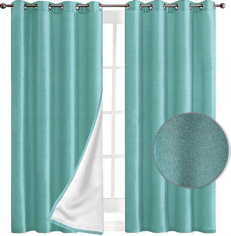 Elegant Comfort Blackout Grommet Top Curtains - 2 Panels Set - Window ...