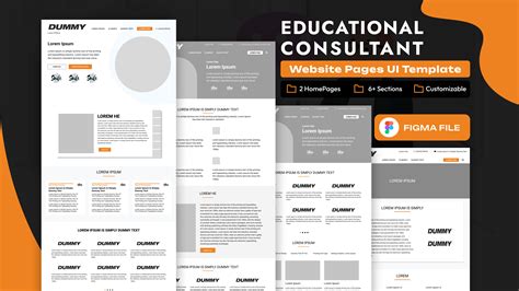 Educational | Consultant | Website UI Design Template | Figma