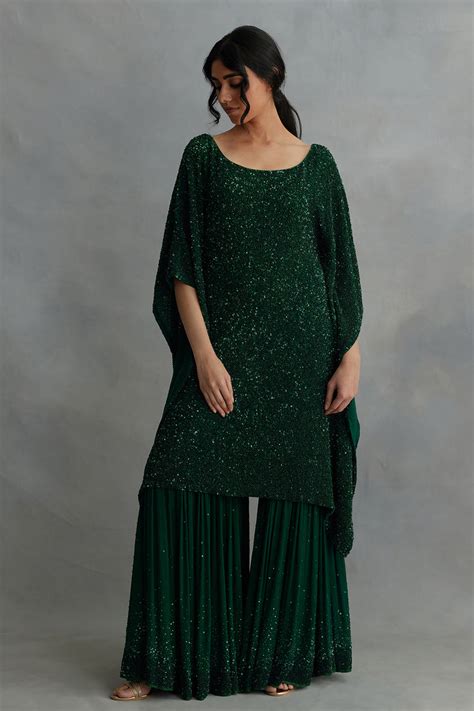 Gharara set with Tonal Sequin Embroidery – Nakul Sen