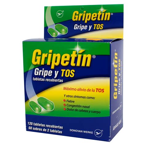 Comprar S Gripetin Gripe Y Tos 60 Sobres X 2Tabs - Precio Indicado Por Sobre - | Walmart ...