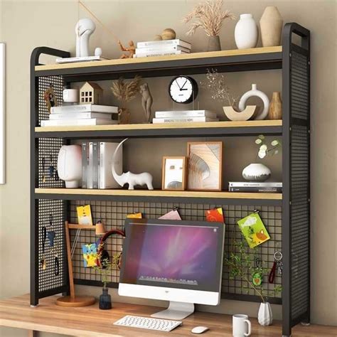 Bookcase Storage Computer Desk 的图像结果