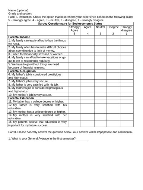 Questionnaire Research Paper Sample 的图像结果