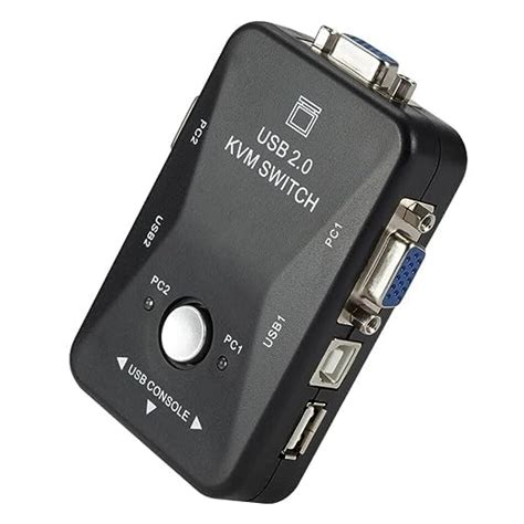 GR Deals 2 Port KVM Switch KVM Switch 2 Ports Share 2 Computers CPU ...