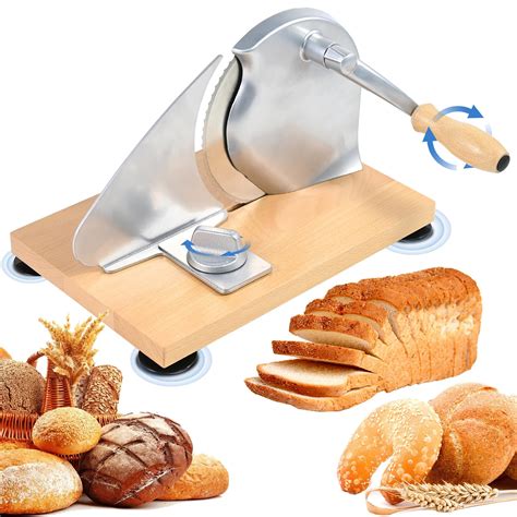 Amazon.com: Classic Manual Bread Slicer, Classic Hand Crank Home Bread ...